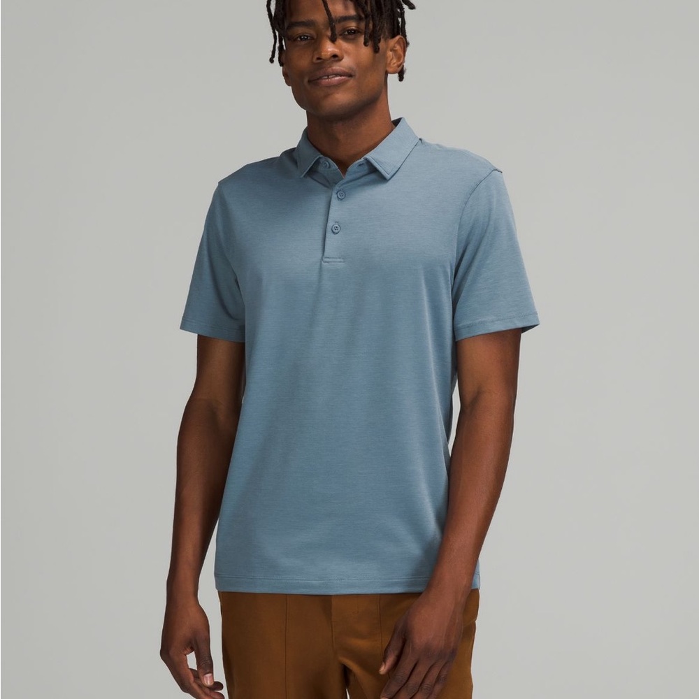 Lululemon Men’s Evolution Short Sleeve Polo Shirt | XL | Blue